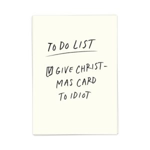 Kartica "Christmas to do list"