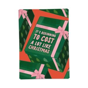 Kartica "Cost like Christmas"