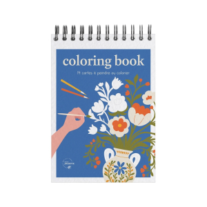 Coloring book A6 - Bloom