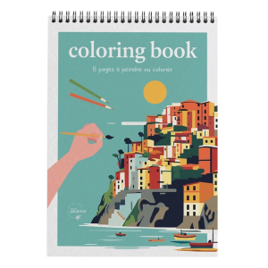 Coloring book A4 - Travel